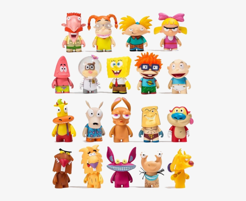 Nickelodeon 90s Blind Box Mini Toy Figure Series By - Kidrobot Nickelodeon, transparent png #9396272