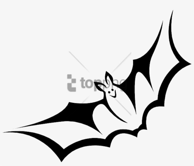 Free Png Download Bat Png Images Background Png Images - Black And White Bat, transparent png #9396456