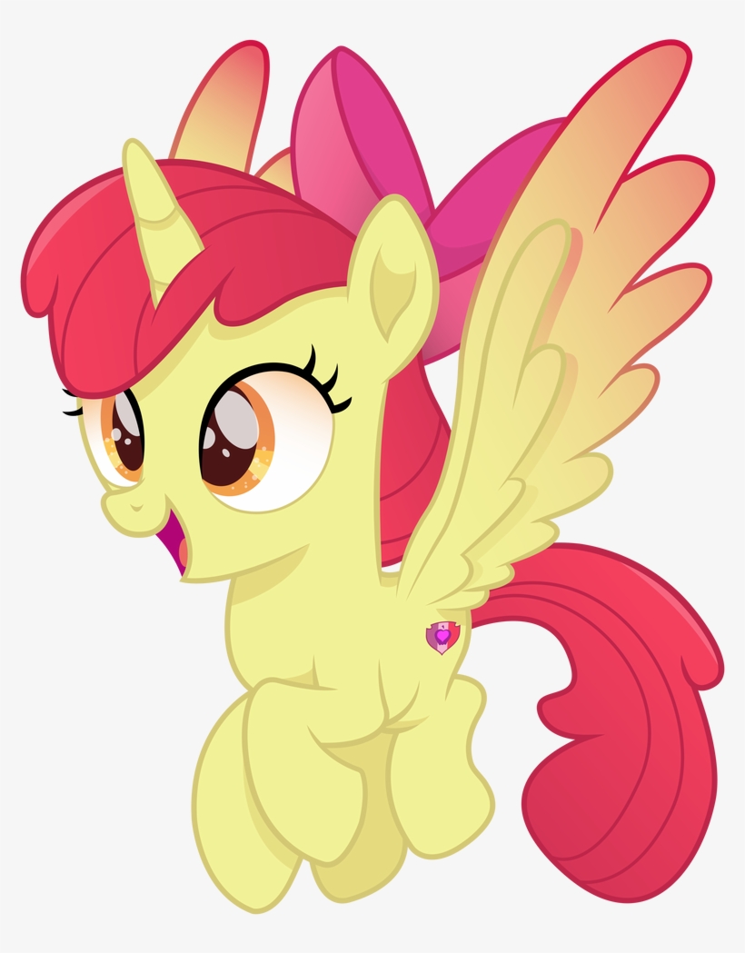 Alicorn, Alicornified, Apple Bloom, Artist - Mlp Apple Bloom Alicorn, transparent png #9396473