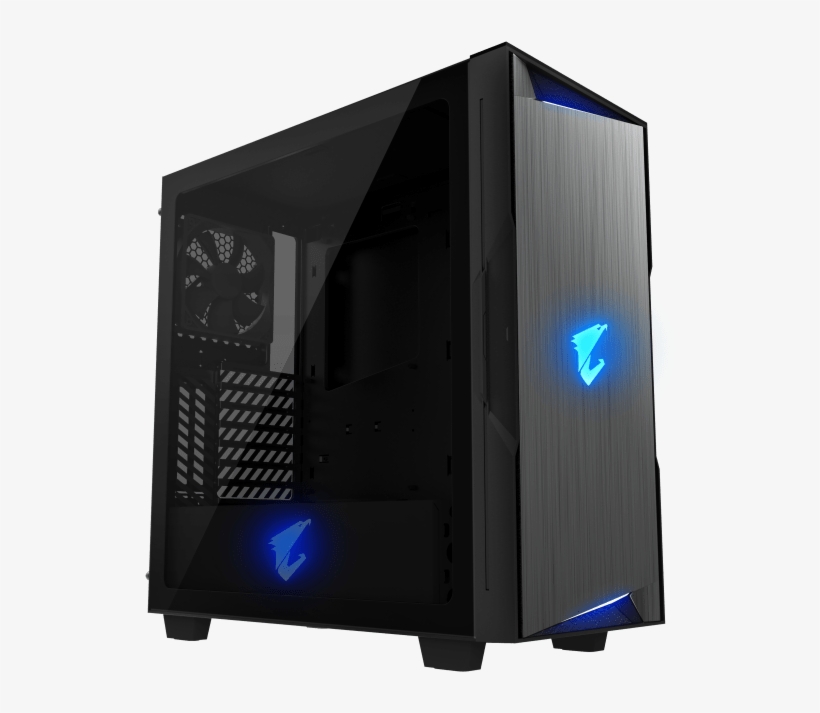 Glass Panel, Preventing Fragmentation Of The Glass - Gigabyte Aorus C300, transparent png #9396515