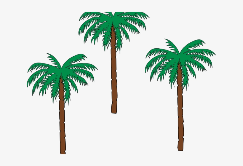 Palm Tree Clipart Desert Tree - Palm Tree Coat Of Arms, transparent png #9396707