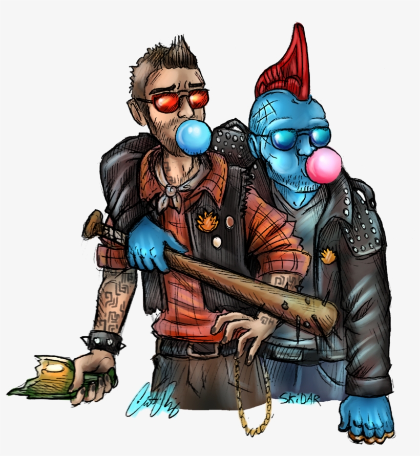 “ Bubble Punks I Sketched This At Work Today, Had To - Cartoon, transparent png #9396852