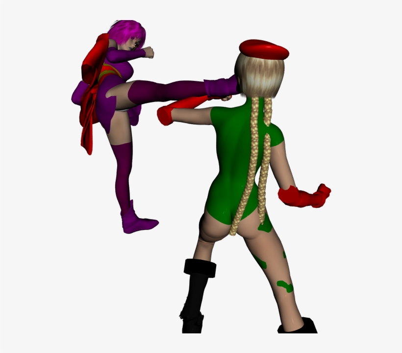 Old Cammy And Ayane Models Fighting Photo Cammy Vs - Robin, transparent png #9397094