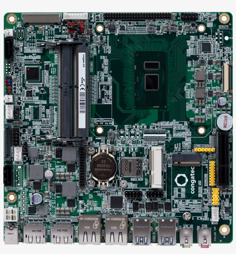 Conga-ic175 - Thin Mini Itx Kaby Lake, transparent png #9397176