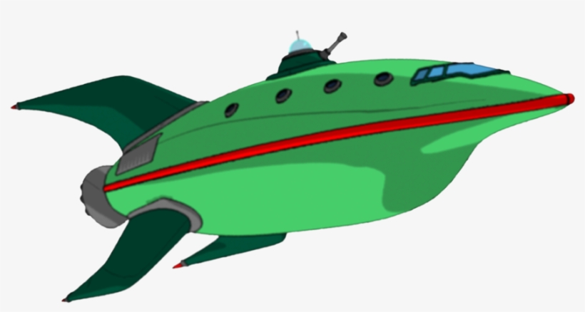 Download - Futurama Planet Express Ship Png, transparent png #9397219