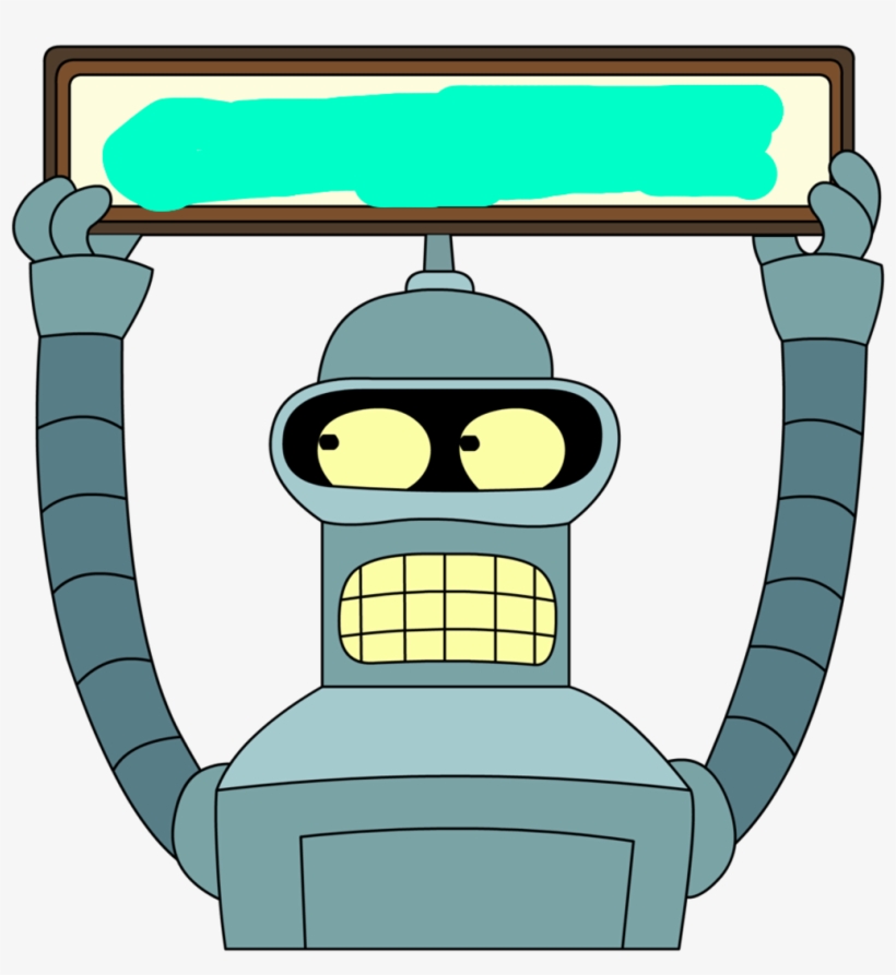 Futurama Sticker - Bender Png, transparent png #9397302