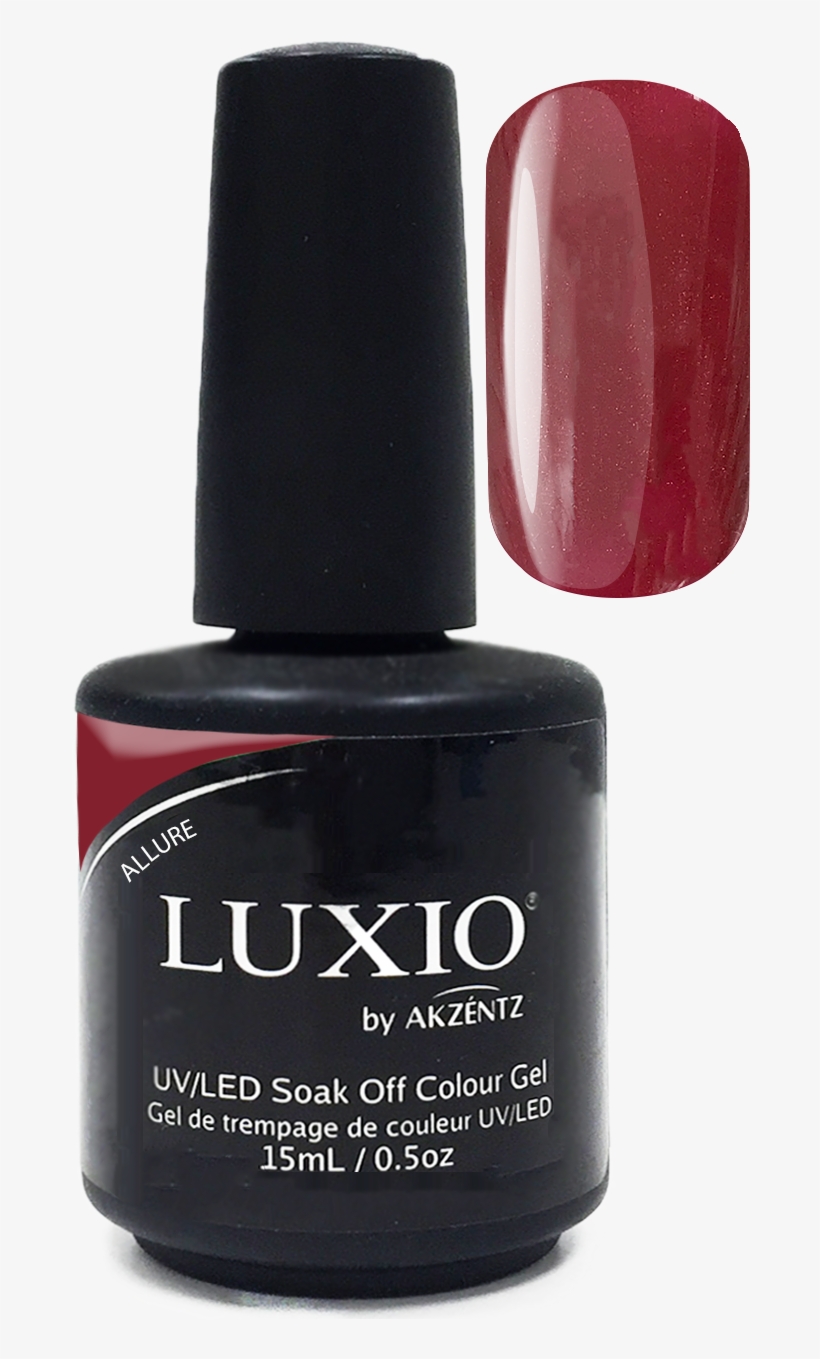 Akzentz Luxio  Gel Polish Allure Red  Sparkle Akzentz 