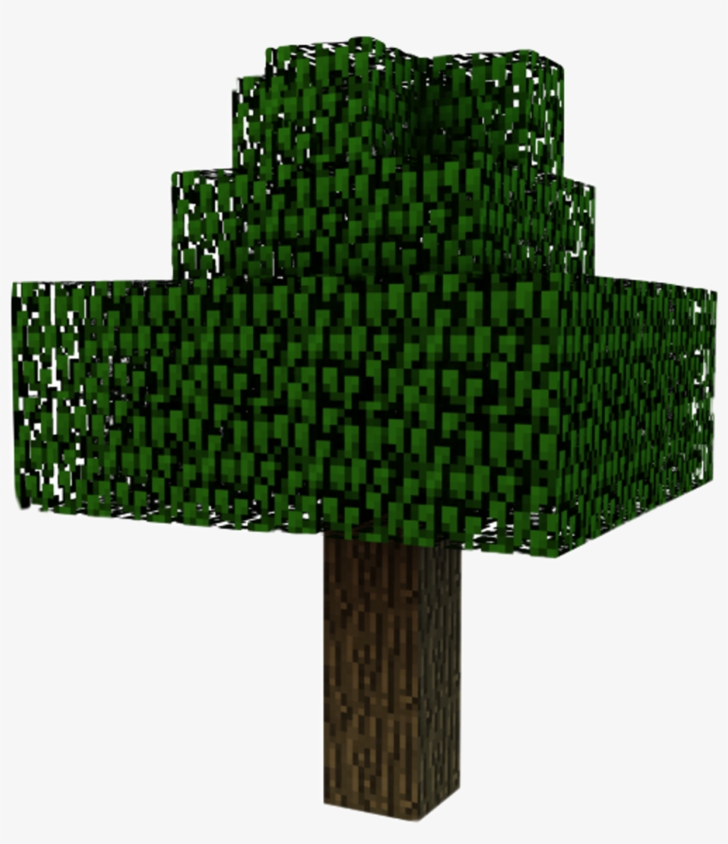 #minecraft #app #millysstickers #green #tree #mine - Minecraft Tree Transparent, transparent png #9398245