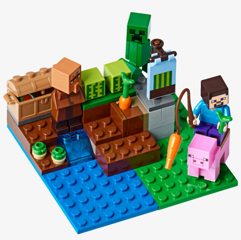 The Melon Farm - Lego Minecraft Melon Farm, transparent png #9398462