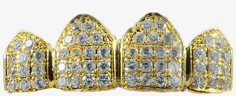 Grillz Sticker - Transparent Diamond Grillz Png, transparent png #9398575