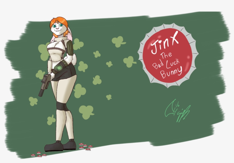 Jinx The Bad Luck Bunny - Cartoon, transparent png #9398646