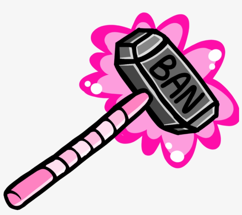 Banned Hammer Png Clipart Free Library - Digital Art, transparent png #940156