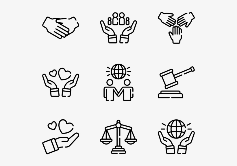 Peace & Human Rights - Surf Icons, transparent png #940428