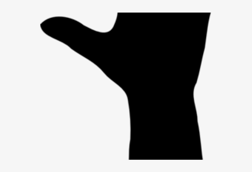 Raised Hand Cliparts - Silhouette, transparent png #940449