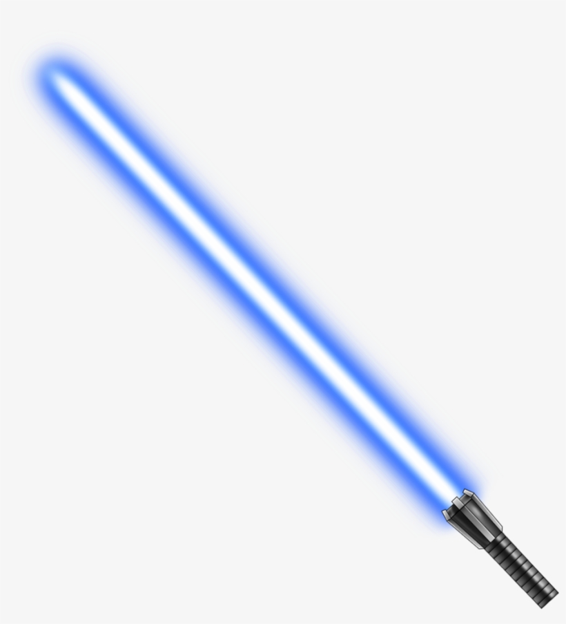 Blue Lightsaber Free Png Image - Anakin Skywalker Lightsaber Png, transparent png #940639