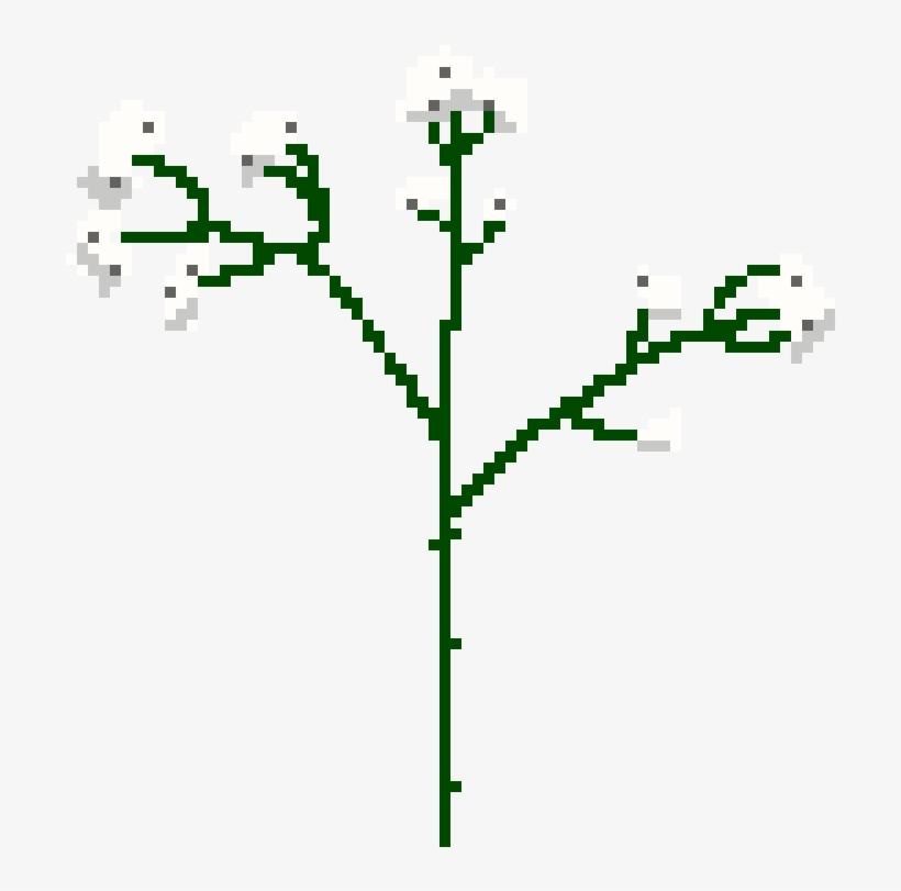 Baby's Breath - Pixel Art, transparent png #941439