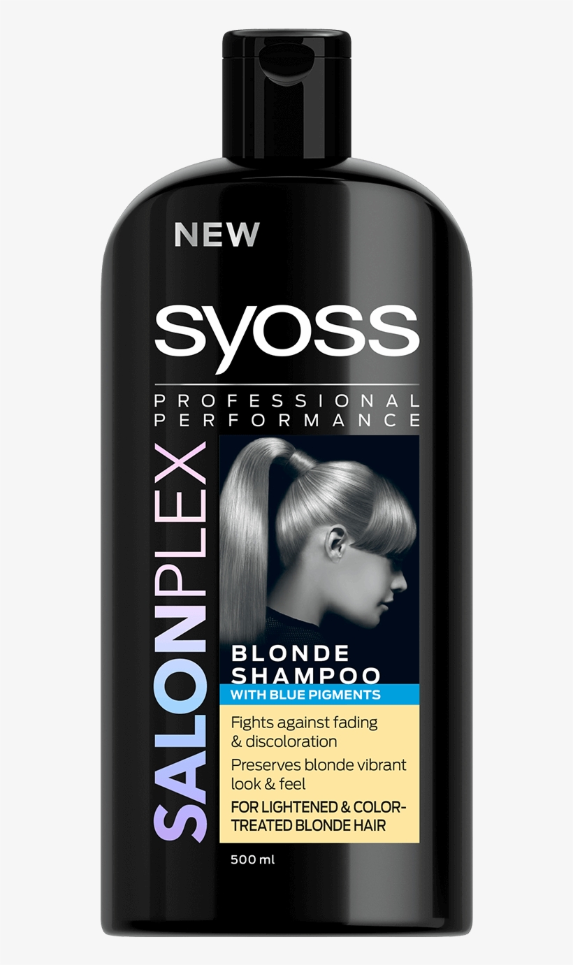 Syoss Com Care Salonplex Blonde Shampoo - Syoss Shampoo, transparent png #941456