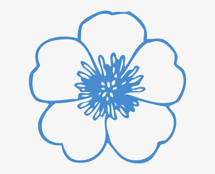 Blue Flower, transparent png #941500
