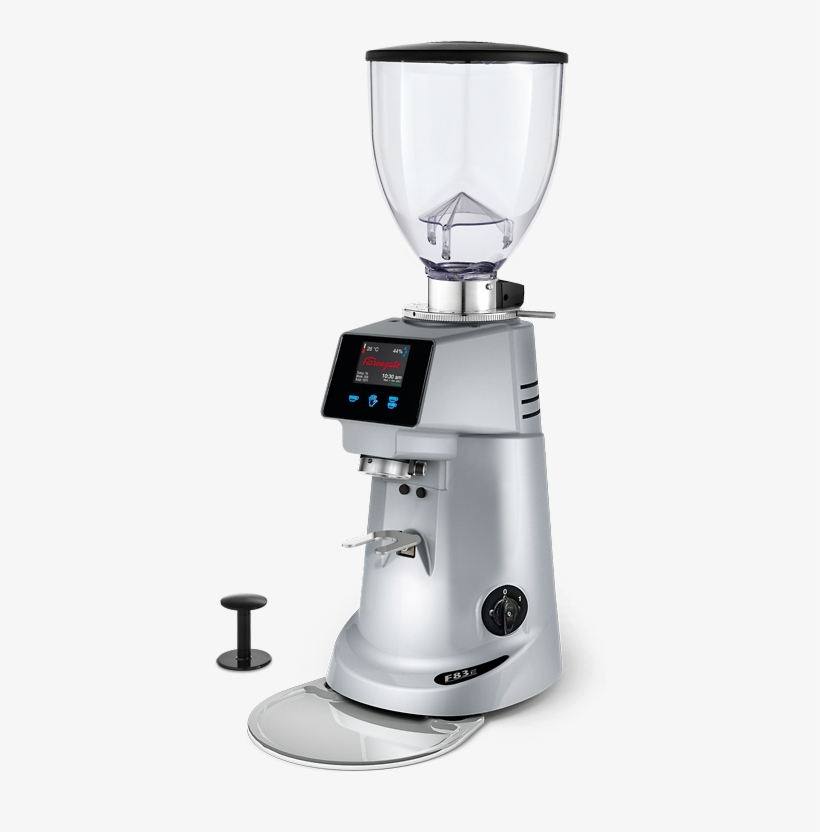 F83 E - Fiorenzato F64 Evo Espresso Grinder - Silver, transparent png #941802