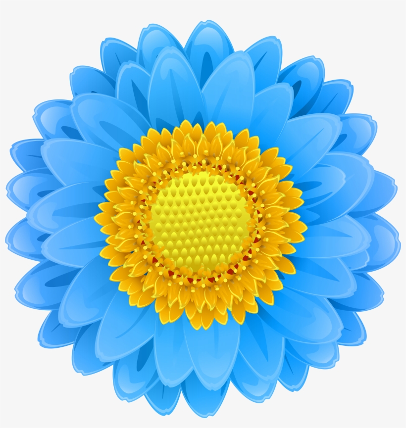 Blue Flower Png, transparent png #942164