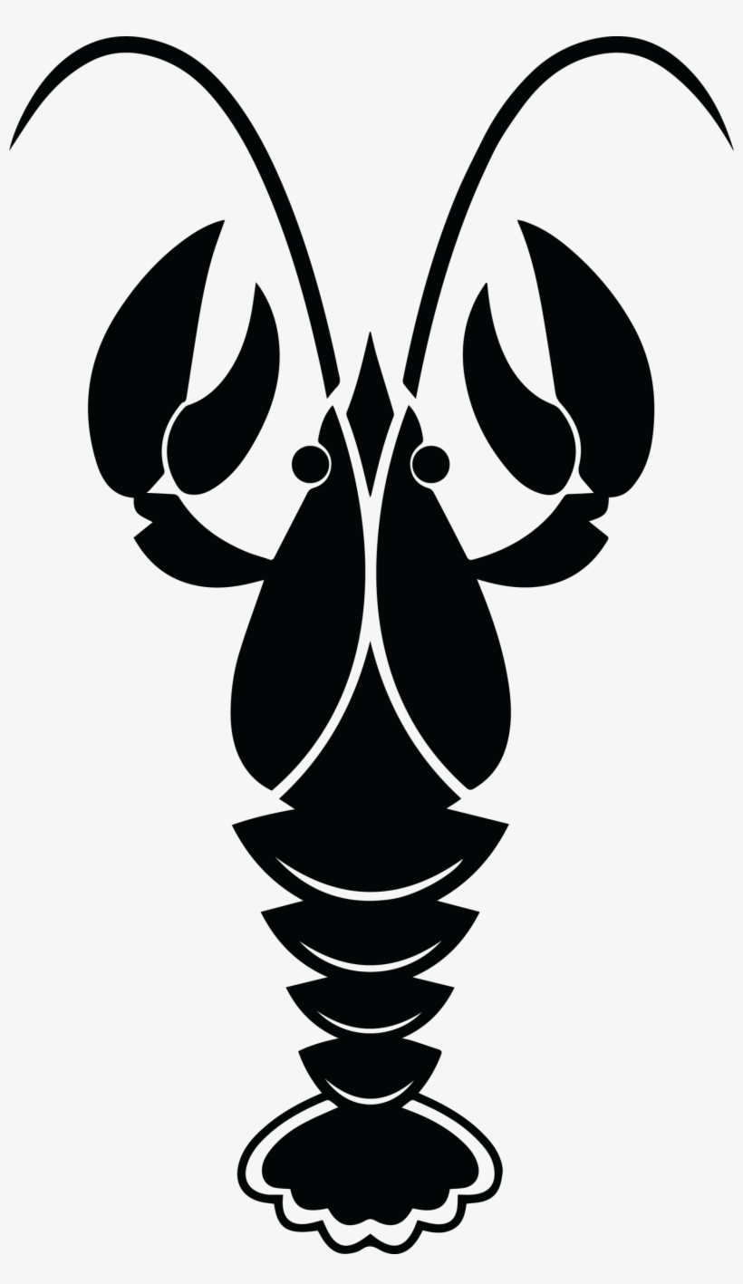 Clip Art Transparent Crawfish Clipart Black And White - Crawfish Clip