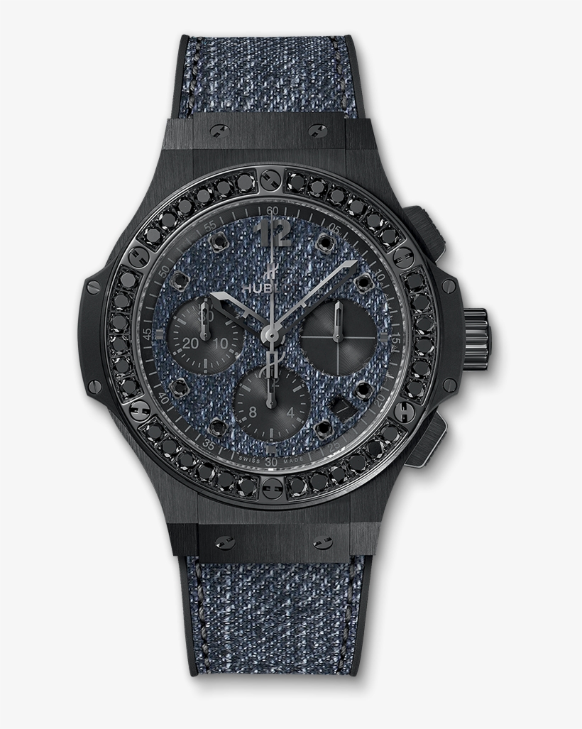 Big Bang Jeans Ceramic Black Diamonds - Hublot 341 Cx 2740 Nr 1200 Jeans, transparent png #942576