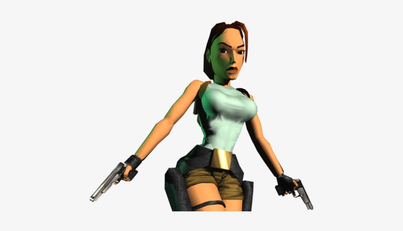 Via 8bitconfessional - Lara Croft Tomb Raider 1, transparent png #942859