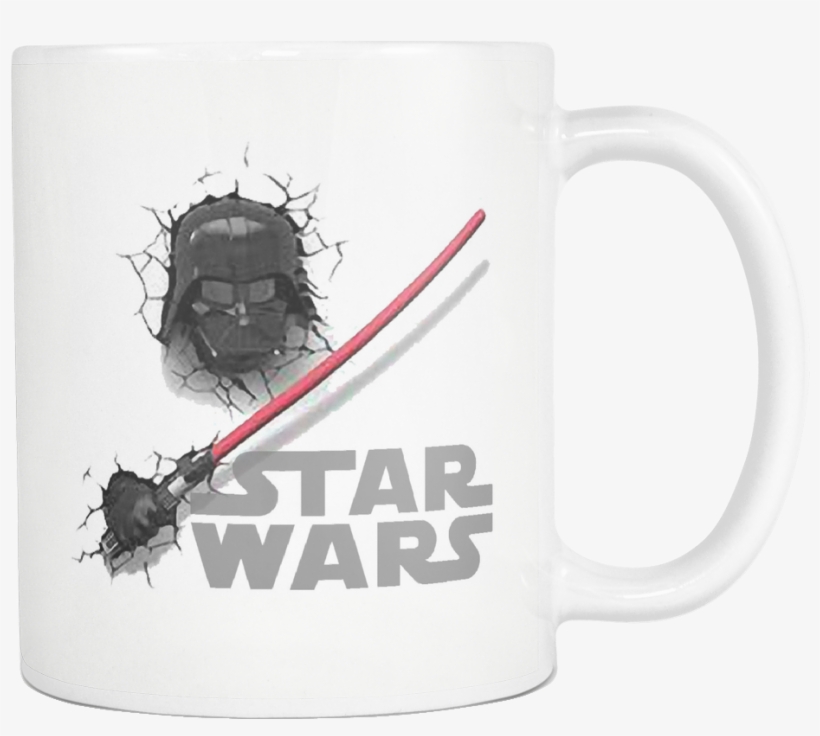 Darth Vader Helmet 3d Ceramic Coffee Mug - Star Wars, transparent png #942954
