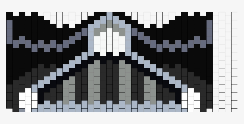 Darth Vader Mask Bead Pattern - Bead, transparent png #943324