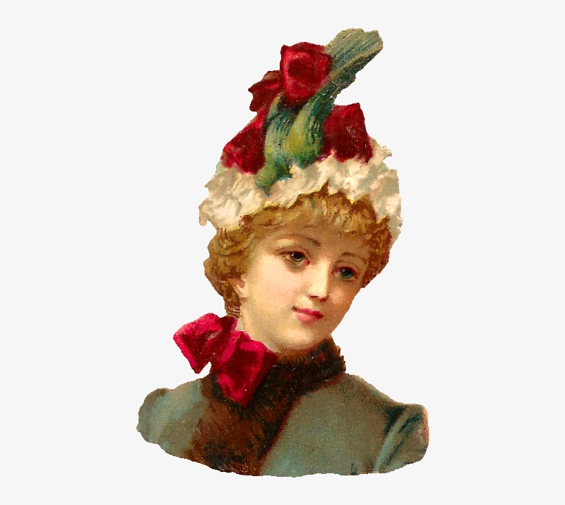 Antique Images Antique Free Women S Hat Fashion Clip - Headpiece, transparent png #943372