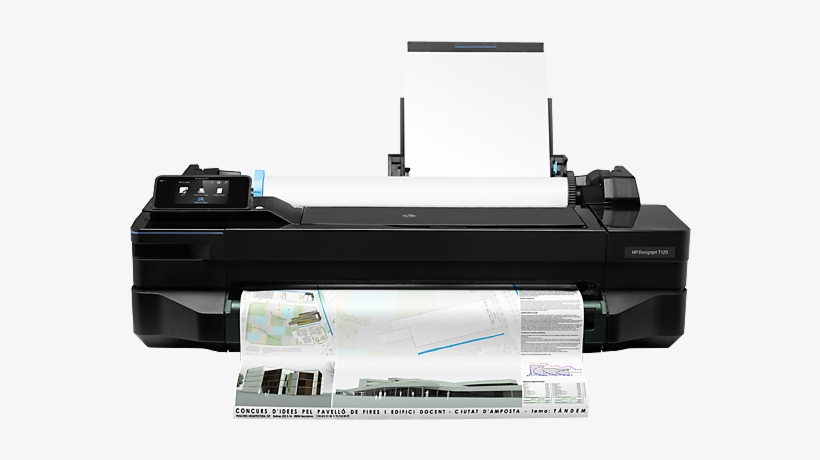 Hp Designjet T120 24-in Printer - Plotter Hp T 120, transparent png #943415