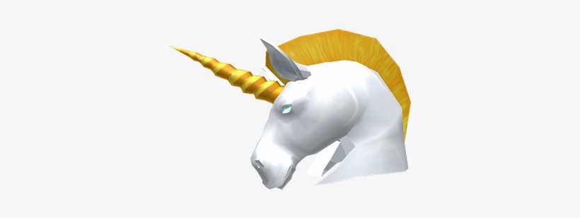 White Unicorn Helm - White Unicorn Helm Roblox, transparent png #943770
