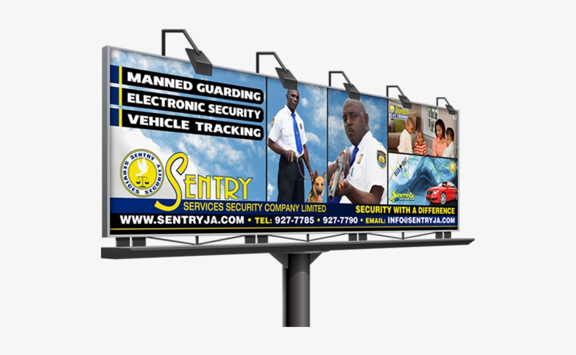 Billboard Design - Security Company Billboard Banner, transparent png #944031