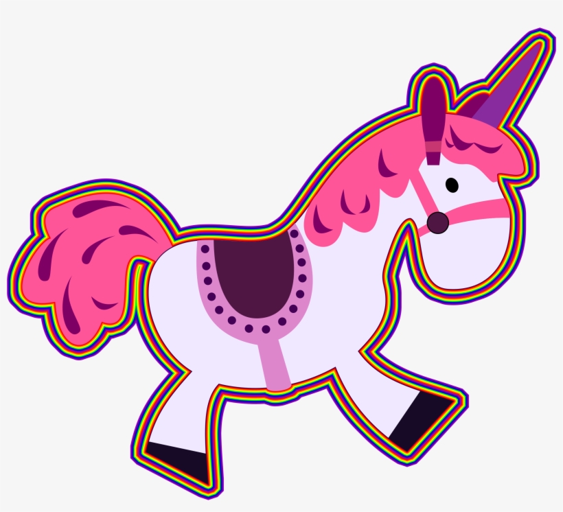 ,co Rgb - Personalize Cartoon Unicorn 5'x7'area Rug, transparent png #944093