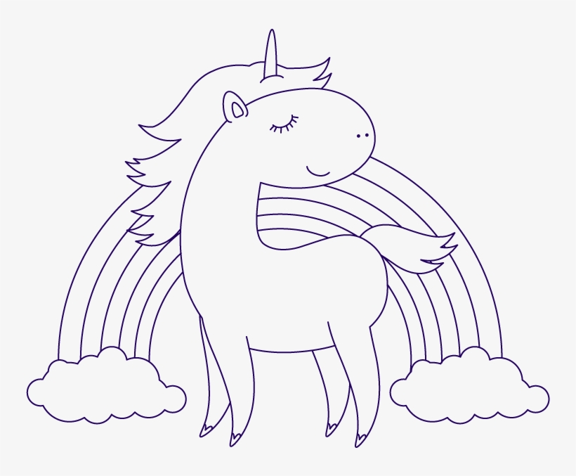 Free Library How To Create A Unicorn Illustration In - Stampare Disegni Da Colorare, transparent png #944199