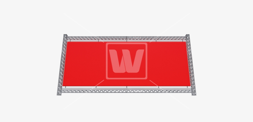 Red Billboard Display Png - Composite Material, transparent png #944325