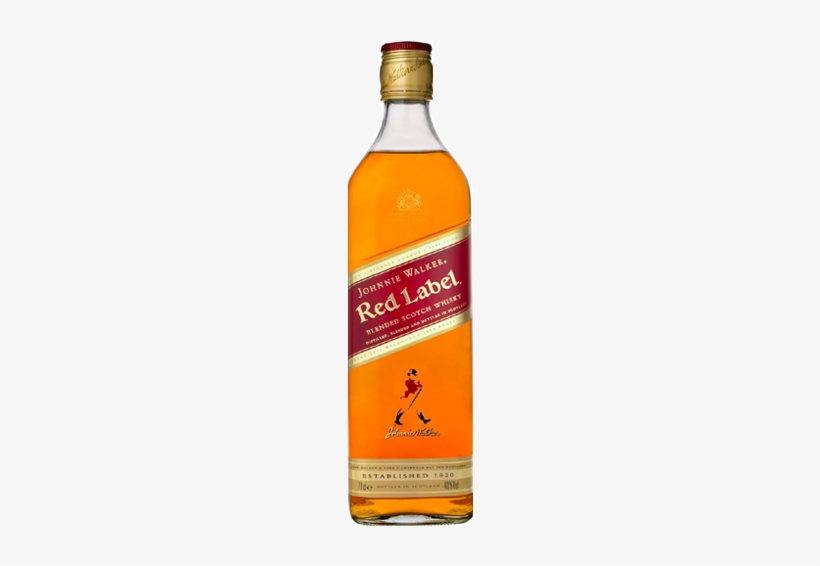 Johnnie Walker Red Label - 1 L Bottle, transparent png #944626