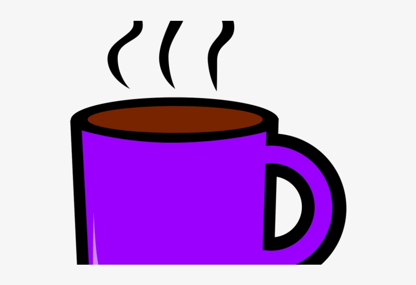 Hot Chocolate Clipart Warm Water - Purple Mug Clip Art, transparent png #944644