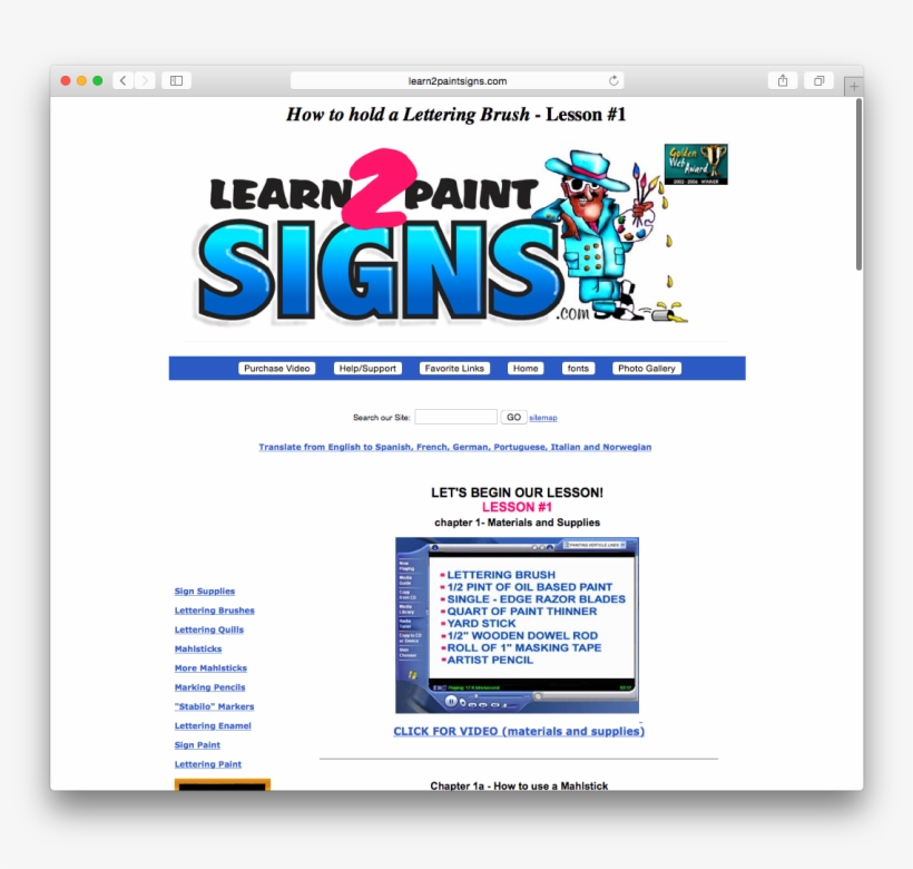 This Website Is Pretty Wacky Looking, But They Describe - Sign Painting, transparent png #944950
