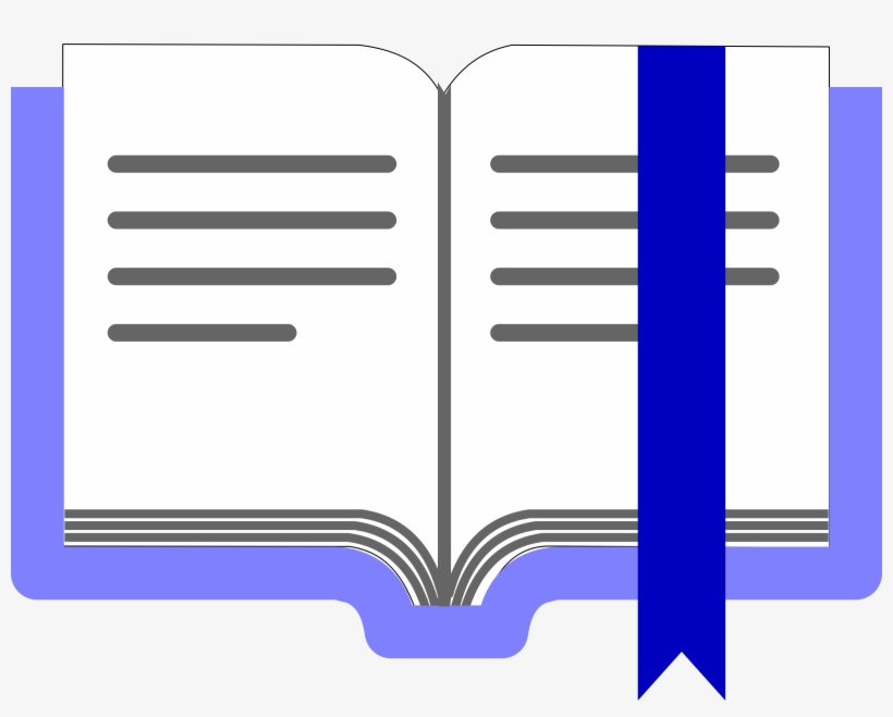 This Free Icons Png Design Of Open Book With Marker, transparent png #945335