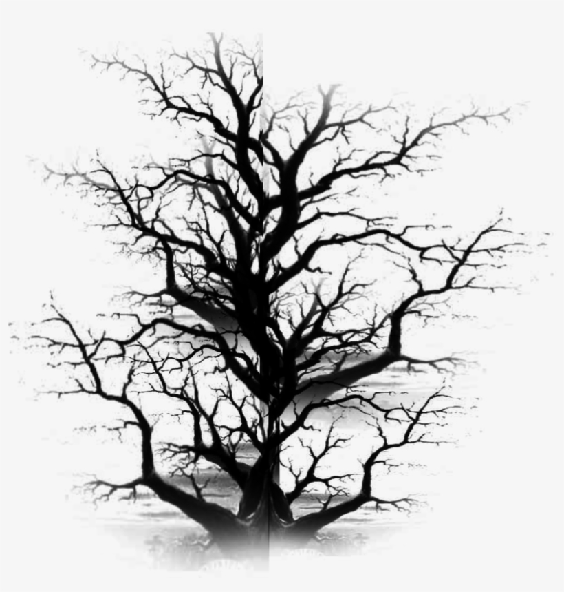 Dead Tree Clipart Old - Wooden Pendant With Hand Painted Aegishjalmur, The, transparent png #945508