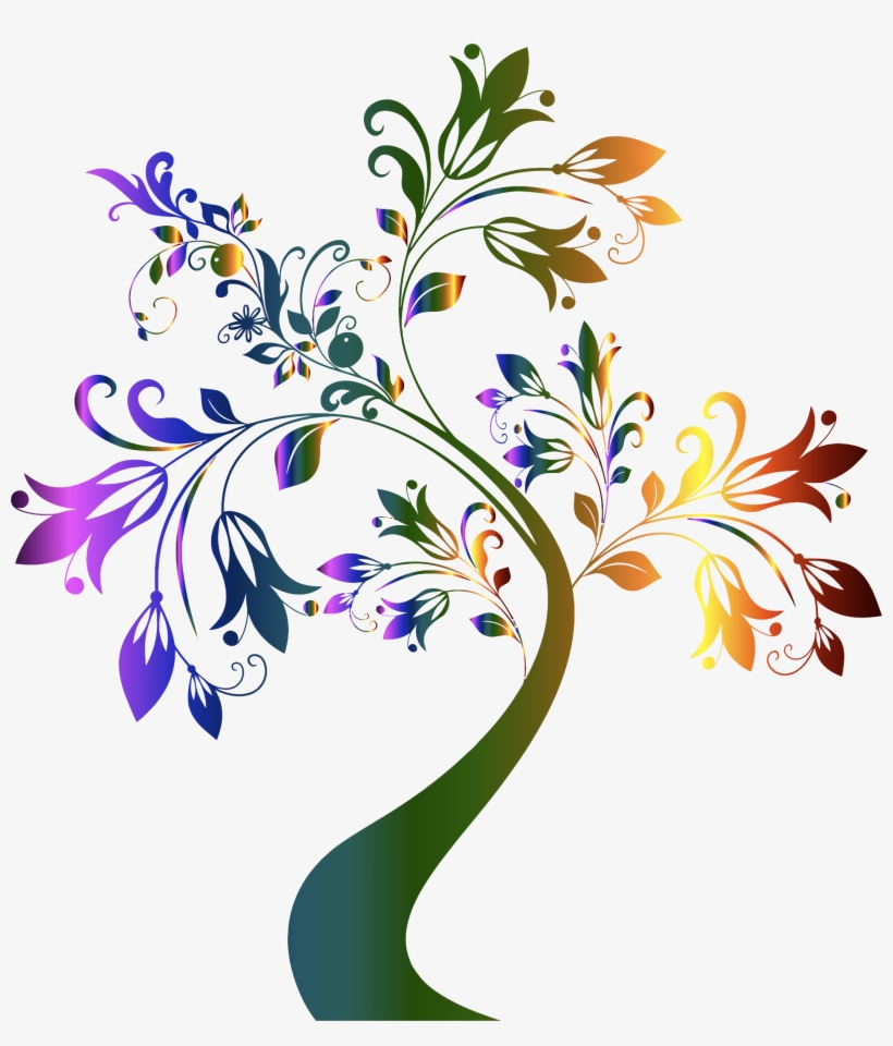 Honi Tree - Floral Tree Png, transparent png #945589