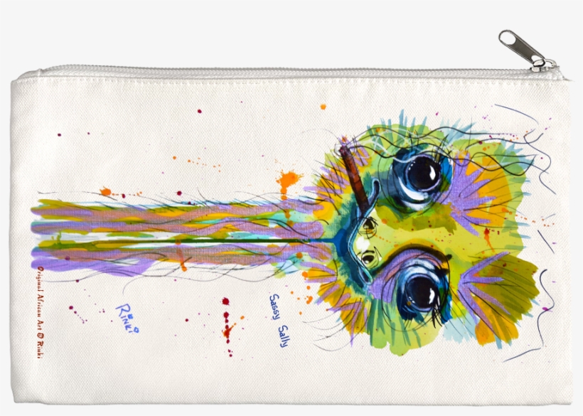 Zip Purse Sally - Watercolor Paint, transparent png #946281