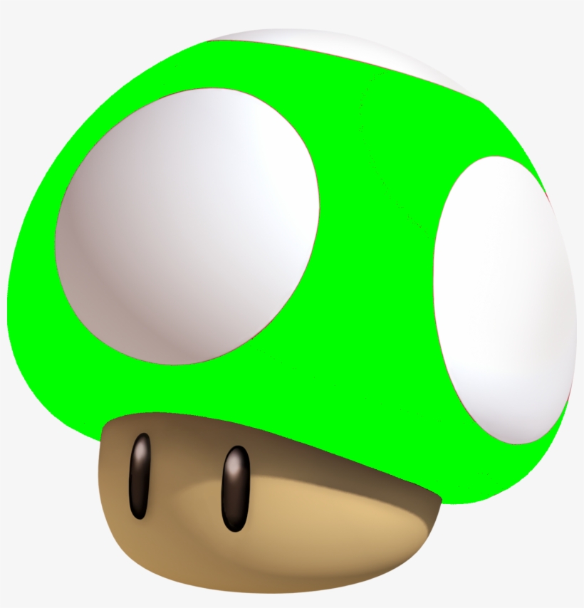 Image Up Mario Kart - Mario Mushroom 1 Up Png, transparent png #946373