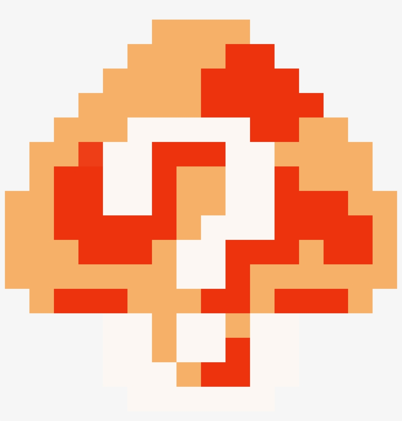 Mystery Mushroom - Old School Super Mario Bros Mushroom, transparent png #946535
