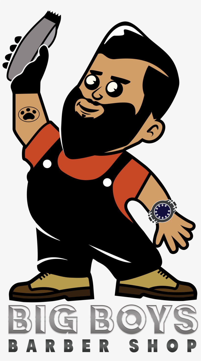 Big Boys Barbershop, transparent png #946654