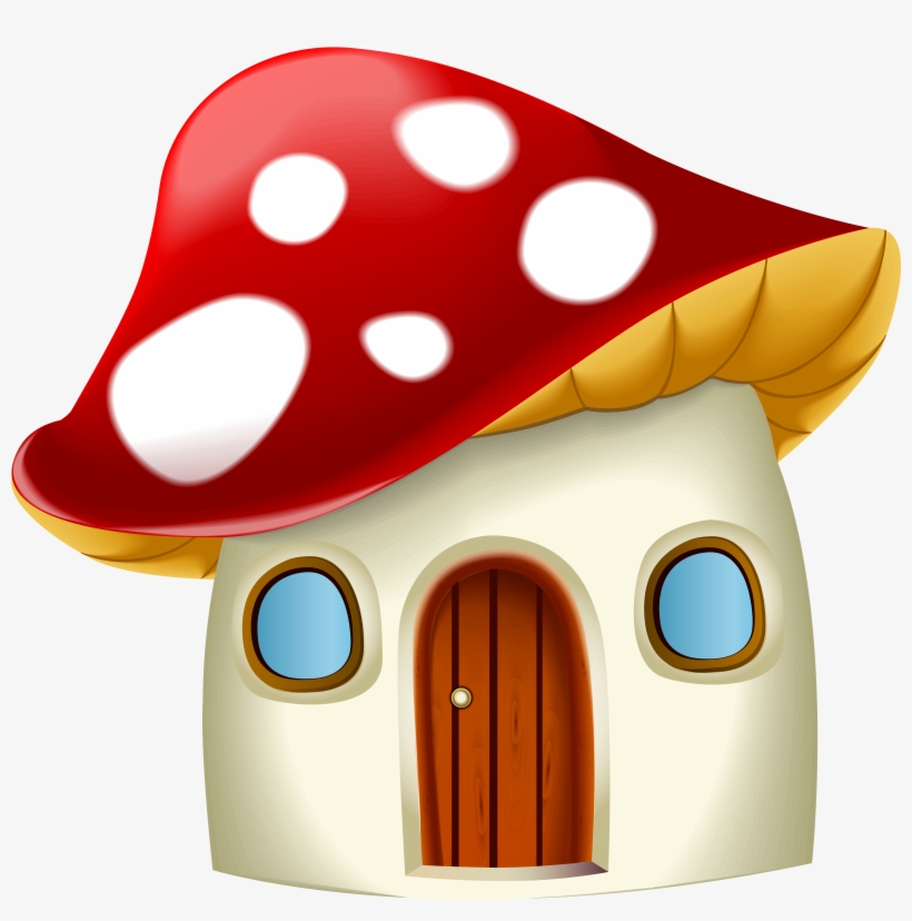 Mushroom House Cartoon, transparent png #947027