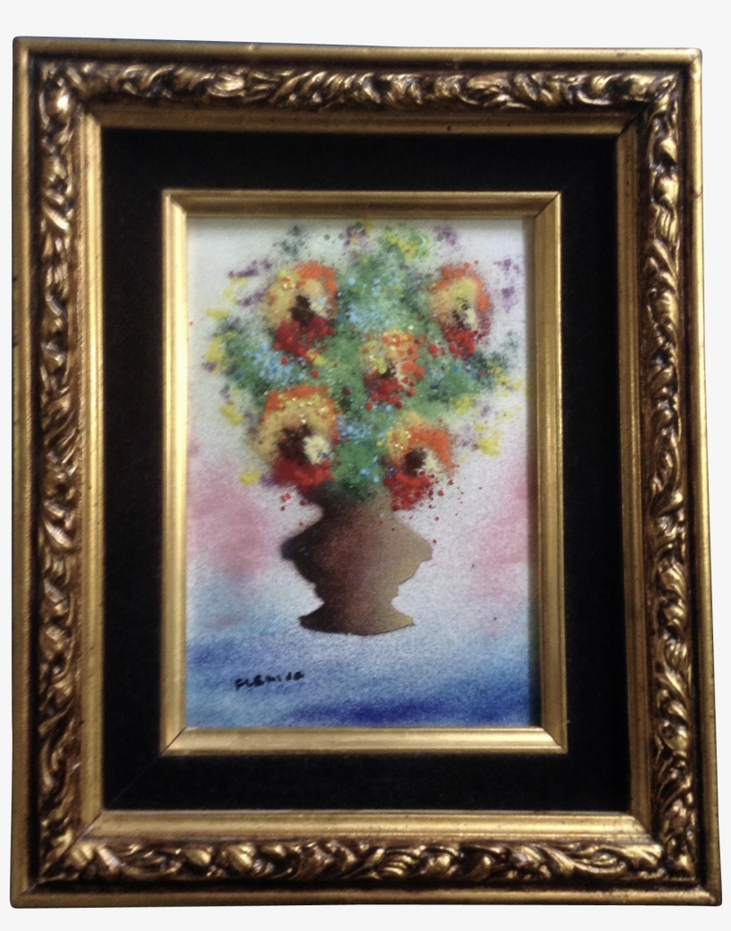 Fleming, Enamel On Copper Metal Plate Art Painting - Art, transparent png #947238