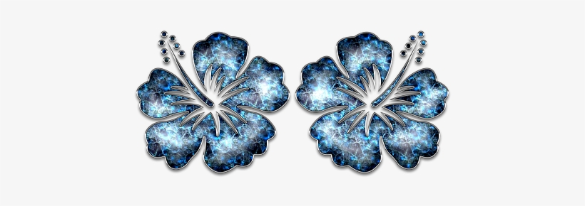 Decor, Ornament, Blue, Jewelry, Flower - Jewellery, transparent png #947413