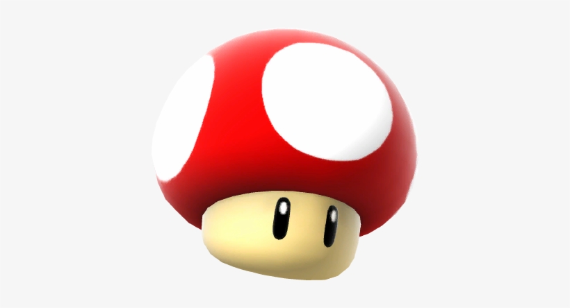 8 Bit Mario Super Mushroom - Super Smash Bros Mushroom, transparent png #947608
